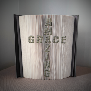 amazing grace cross book folding pattern preview - Cut & Fold