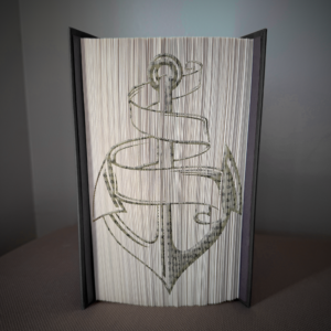 anchor book folding pattern preview - Cut & Fold