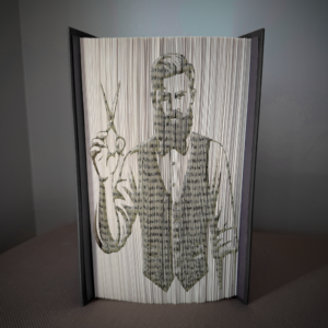 barber book folding pattern preview - Cut & Fold