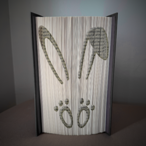 bunny ears book folding pattern preview - Cut & Fold