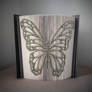 butterfly book folding pattern preview - Cut & Fold