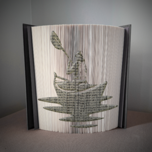 canoe book folding pattern preview - Cut & Fold