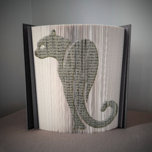 cat v2 book folding pattern preview - Cut & Fold