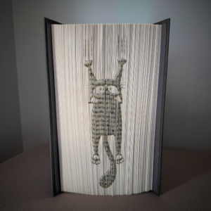 cat v3 book folding pattern preview - Cut & Fold