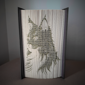 cat v6 book folding pattern preview - Cut & Fold