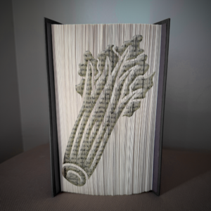 celery book folding pattern preview - Cut & Fold