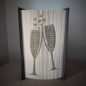 champagne book folding pattern preview - Cut & Fold
