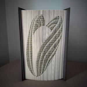clam v1 book folding pattern preview - Cut & Fold