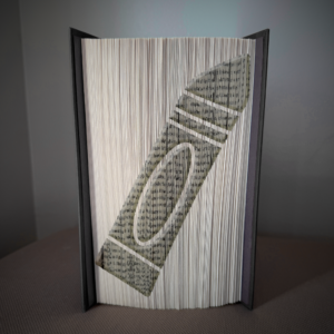 crayon book folding pattern preview - Cut & Fold
