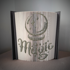 crystal ball magic book folding pattern preview - Cut & Fold