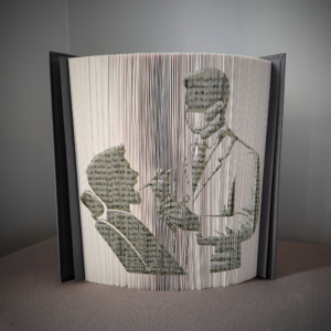 dentist book folding pattern preview - Cut & Fold