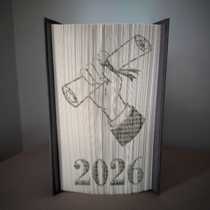 diploma book folding pattern preview - Cut & Fold