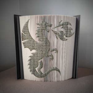 dragon fire v2 book folding pattern preview - Cut & Fold