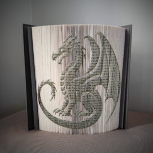 dragon v4 book folding pattern preview - Cut & Fold