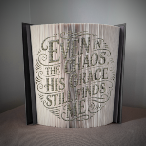 even in chaos book folding pattern preview - Cut & Fold
