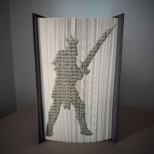 fantasy character v1 book folding pattern preview - Cut & Fold