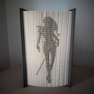 fantasy character v10 book folding pattern preview - Cut & Fold