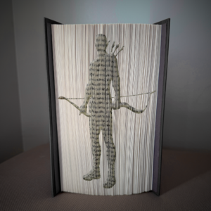 fantasy character v11 book folding pattern preview - Cut & Fold