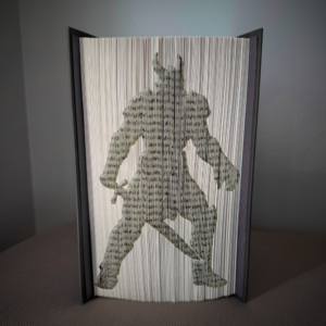 fantasy character v2 book folding pattern preview - Cut & Fold
