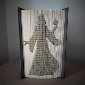 fantasy character v5 book folding pattern preview - Cut & Fold