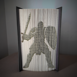 fantasy character v8 book folding pattern preview - Cut & Fold