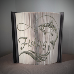 fishing book folding pattern preview - Cut & Fold