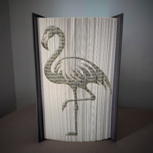 flamingo book folding pattern preview - Cut & Fold