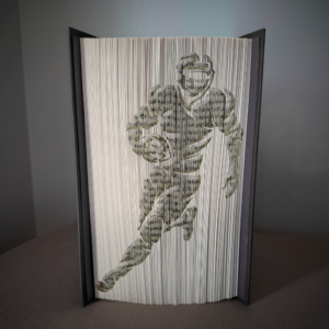 football carry book folding pattern preview - Cut & Fold