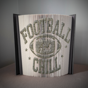 football chill book folding pattern preview - Cut & Fold