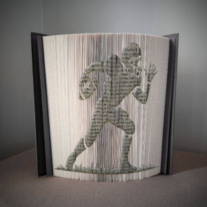 football throw book folding pattern preview - Cut & Fold