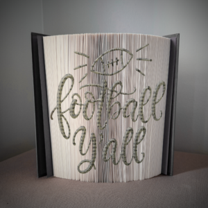 football yall book folding pattern preview - Cut & Fold