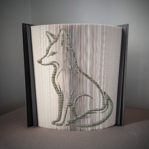 fox book folding pattern preview - Cut & Fold