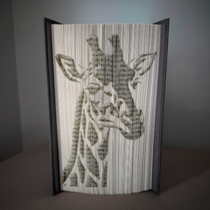 giraffe book folding pattern preview - Cut & Fold