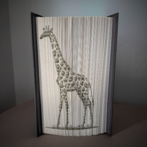 giraffe v2 book folding pattern preview - Cut & Fold