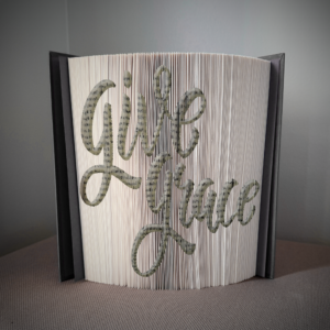 give grace book folding pattern preview - Cut & Fold