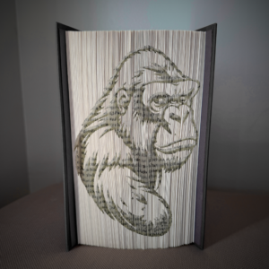 gorilla book folding pattern preview - Cut & Fold