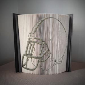helmet book folding pattern preview - Cut & Fold