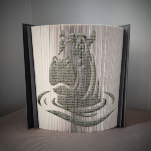 hippo face book folding pattern preview - Cut & Fold