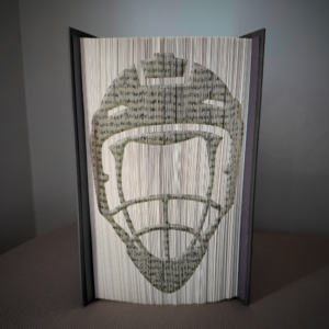 hockey face mask book folding pattern preview - Cut & Fold