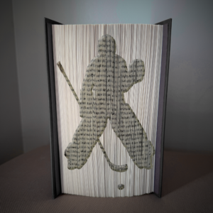 hockey goalie book folding pattern preview - Cut & Fold