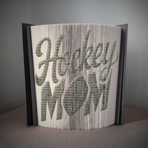 hockey mom book folding pattern preview - Cut & Fold