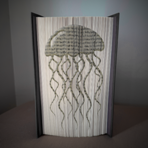 jelly fish book folding pattern preview - Cut & Fold
