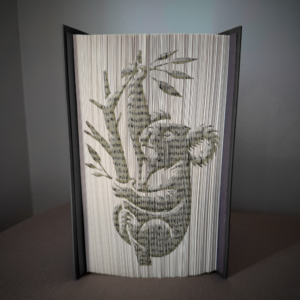 koala book folding pattern preview - Cut & Fold