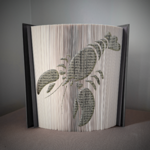 lobster v2 book folding pattern preview - Cut & Fold