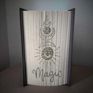 magic moons book folding pattern preview - Cut & Fold