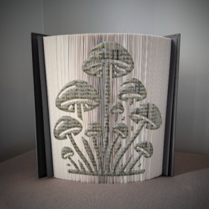mushroom v10 book folding pattern preview - Cut & Fold