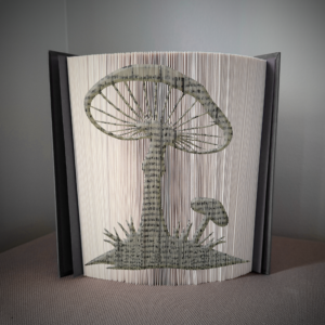 mushroom v2 book folding pattern preview - Cut & Fold