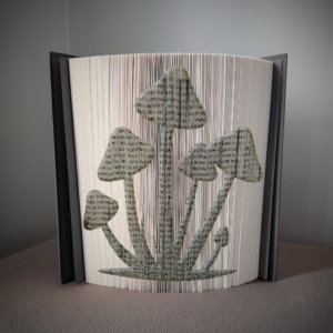 mushroom v7 book folding pattern preview - Cut & Fold