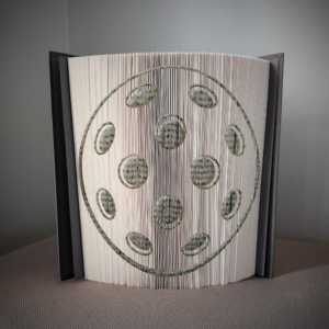 pickleball book folding pattern preview - Cut & Fold