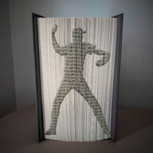 pitcher book folding pattern preview - Cut & Fold